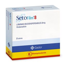 Product image of Setofilm (B) Ondansetrón 8mg Láminas Bucodispersables 2 Sobres