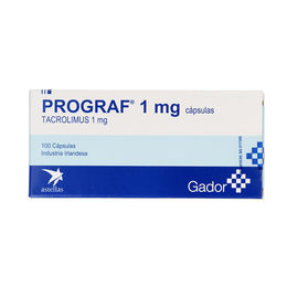 Prograf (R) Tacrolimus 1mg 100 Cápsulas