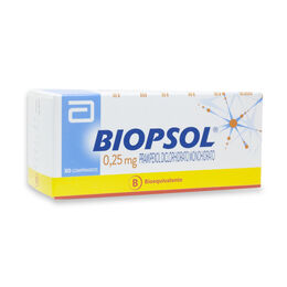 Product image of Biopsol (B) Pramipexol 0.25mg 30 Comprimidos