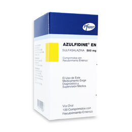 Product image of Azulfidine EN Sulfasalazina 500mg 100 Comprimidos Recubiertos