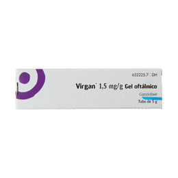 Virgan Ganciclovir 1.5mg/g Gel Oftálmico 5g