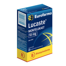 Lucaste (B) Montelukast 10mg 30 Comprimidos Recubiertos