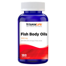 Omega 3 1000 180 Cápsulas - Vitaminlife