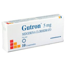 Gutron Midodrina 5mg 10 Comprimidos