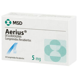 Aerius (R) Desloratadina 5mg 30 Comprimidos Recubiertos