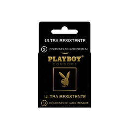 Preservativo Ultra Resistente 3 Unidades - Playboy