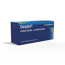 Product image of Desdol Paracetamol / Clorzoxazona 20 Comprimidos Recubiertos