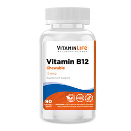 Product image of VitaminLife Vitamina B12 Masticable 90 Tabletas