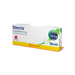 Product image of Sincris (B) Olanzapina 10mg 30 Comprimidos Recubiertos