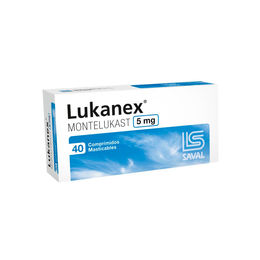 Lukanex Montelukast 5mg 40 Comprimidos Recubiertos