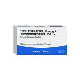 Etinilestradiol 30mcg + Levonorgestrel 150mcg 28 Comprimidos Recubiertos - Anovulatorios microdosis