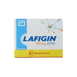 Lafigin (B) Lamotrigina 100mg 30 Comprimidos