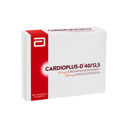 Cardioplus-D 40/12.5 Olmesartán 40 Comprimidos Recubiertos - Cardioplus d