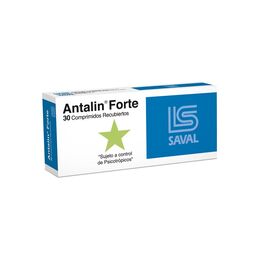 Product image of Antalin Forte Amitriptilina / Clordiazepoxido 30 Comprimidos Recubiertos