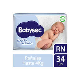 Pañales de Bebé Recien Nacido - Babysec