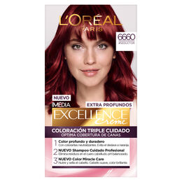 Product image of Tintura Excellence Extra Profundos 6660 Rubio Oscuro Rojizo Profundo - L'oréal