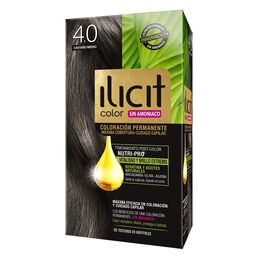 Product image of Tintura Ilicit Sin Amoníaco 4/0 Castaño Medio
