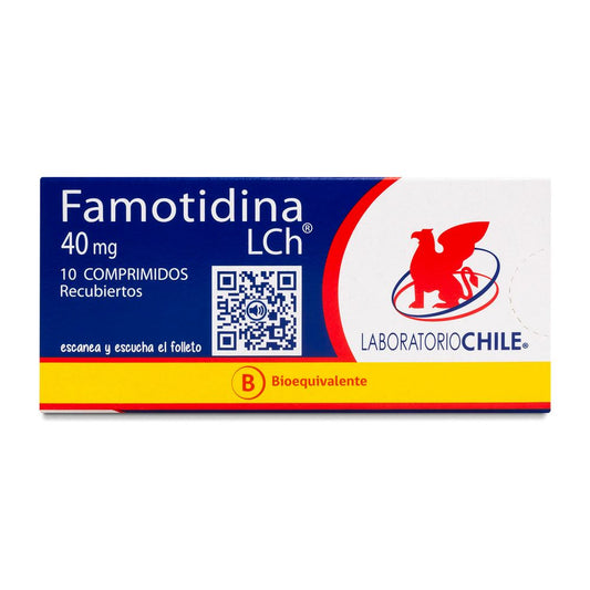 Famotidina 40 mg - 10 Comprimidos Recubiertos