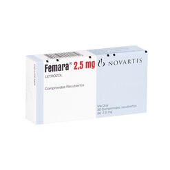 Femara 2.5 mg x 30 Comprimidos Recubiertos - Novartis