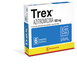 Trex 500 mg x 6 Comprimidos Recubiertos - Saval s.a.