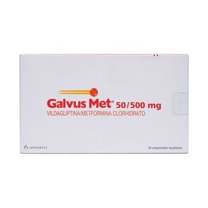 Galvus Met 50/500 Metformina 500 mg 28 Comprimidos - Axon