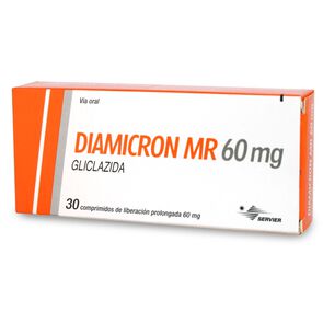 Diamicron Mr Gliclazida 60 mg 30 Comprimidos Liberación Prolongada - Ferrer
