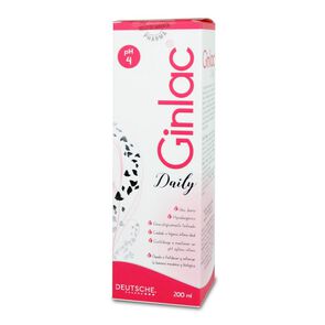 Ginlac Daily Jabón de Higiene Intima Femenina PH4 200 mL - Deutsche pharma