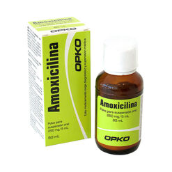 Amoxicilina 250 mg/5ml Polvo para Suspension Oral Fco. 60 ml OPKO CHILE S.A. - Opko chile s.a.
