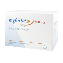 Myfortic 360 mg x 120 Comprimidos con Recubrimiento Entérico - Novartis