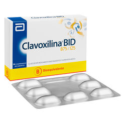 Clavoxilina BID 875 mg/125 mg x 14 Comprimidos Recubiertos LAFI - Lafi