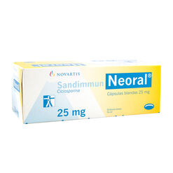 Sandimmun Neoral 25 mg x 50 Cápsulas Blandas - Novartis