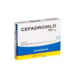 Cefadroxilo 500 mg x 8 Cápsulas ANDROMACO S.A. - Andromaco s.a.