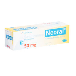 Sandimmun Neoral 50 mg x 50 Cápsulas Blandas - Novartis