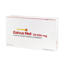 Galvus Met 50 mg/850 mg x 28 Comprimidos Recubiertos - Axon