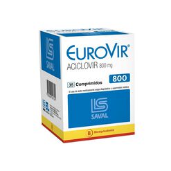 Eurovir 800 mg x 35 Comprimidos - Saval s.a.