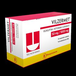 Vilzermet 50 mg/1000 mg x 60 Comprimidos - Tecnofarma s.a.