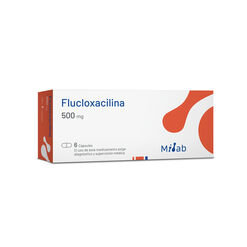 Flucloxacilina 500 mg x 6 Cápsulas MINTLAB CO SA - Mintlab co sa