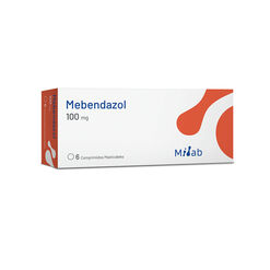 Mebendazol 100 mg x 6 Comprimidos Masticables - Mintlab co sa