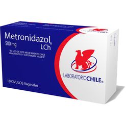 Metronidazol 500 mg x 10 Óvulos Vaginales CHILE - Chile