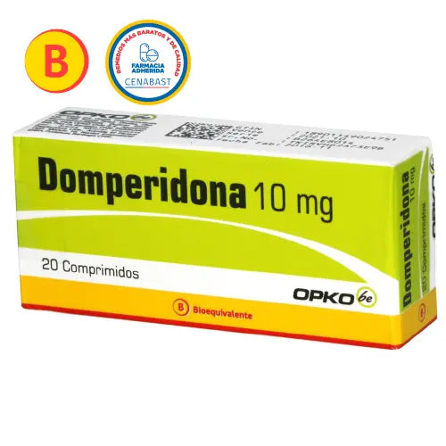 Domperidona 10 mg x 20 comprimidos (Opko)