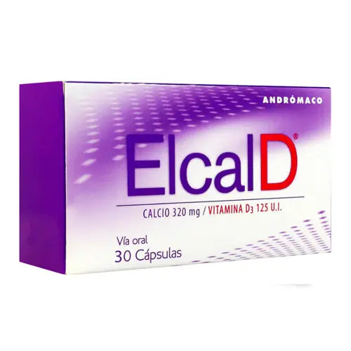 Elcal D x 30 cápsulas (Andrómaco)